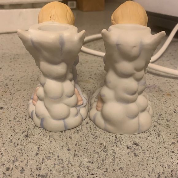 praying angels taper candle holders - Picture 5 of 6